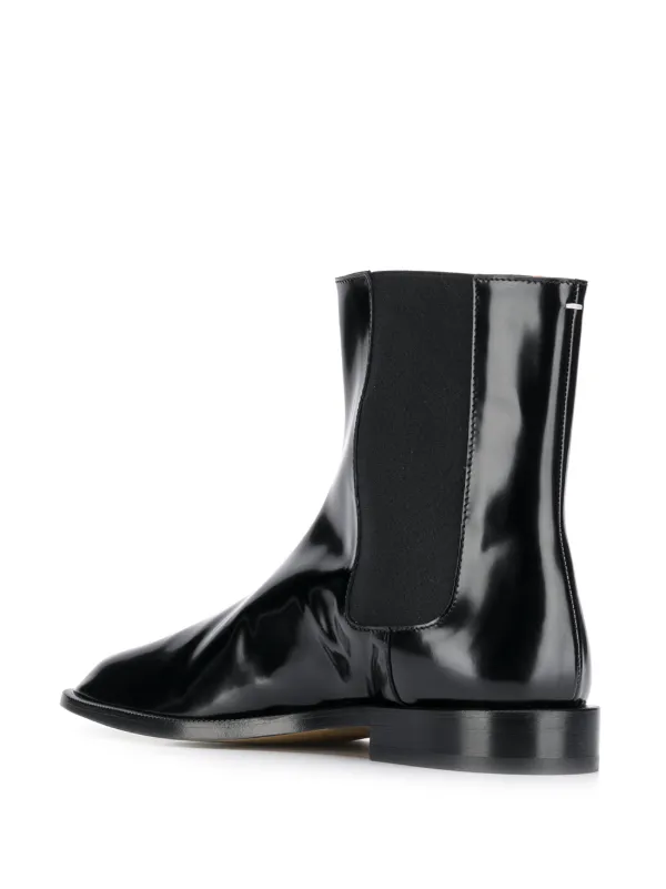 Maison Margiela black Tabi toe ankle