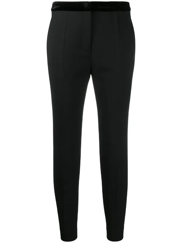 fitted cropped trousers