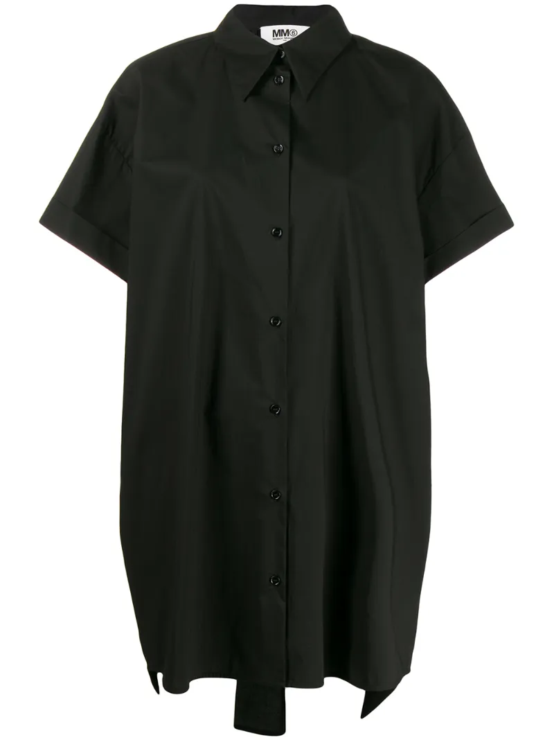 Mm6 Maison Margiela платье-рубашка оверсайз