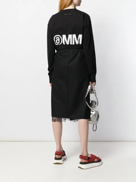 MM6 MAISON MARGIELA MM6 PRINTED LOGO SWEATER