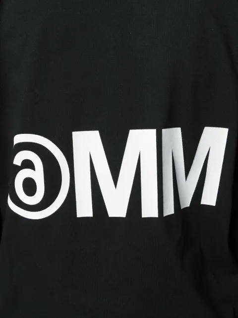 MM6 MAISON MARGIELA MM6 PRINTED LOGO SWEATER