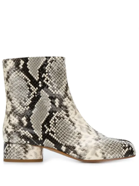 maison margiela snakeskin boots
