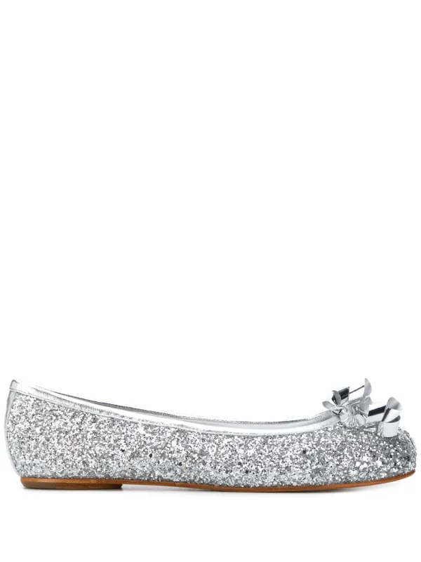 glitter ballet shoes