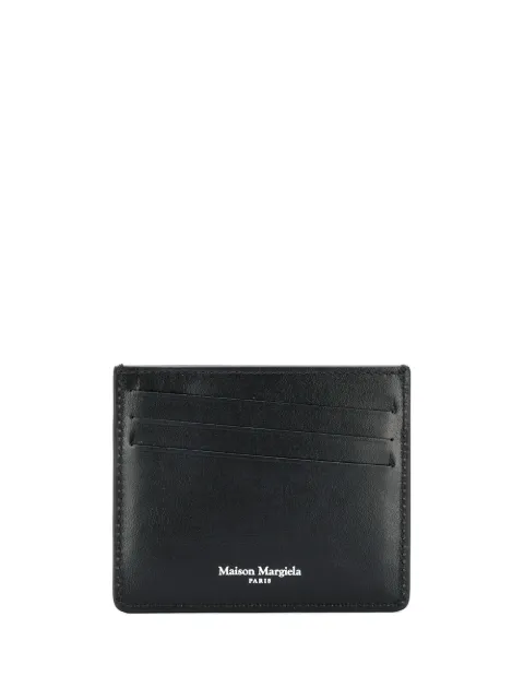 Click to view more detailed imagery on our partner's website Maison Margiela Crocodile-embossed Leather Cardholder In T8013 Black