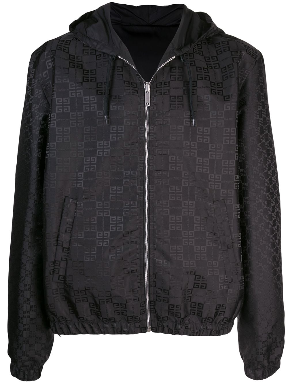 фото Givenchy куртка с логотипом и капюшоном