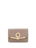 Ferragamo purse with metallic details - Neutrals