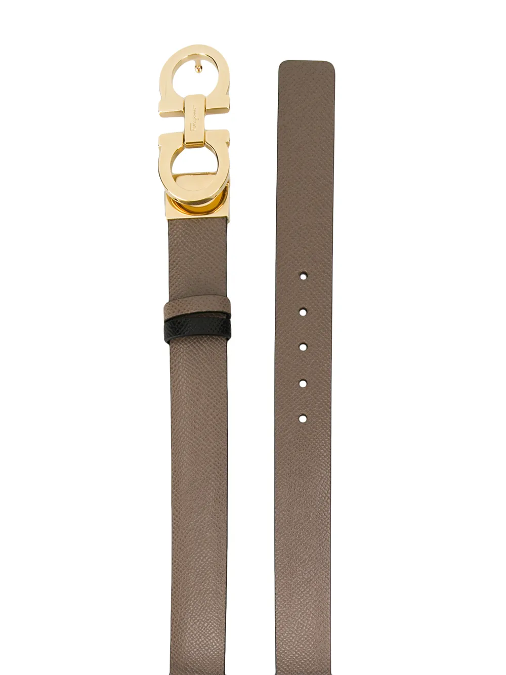 Ferragamo Omkeerbare riem - Beige Top Merken Winkel