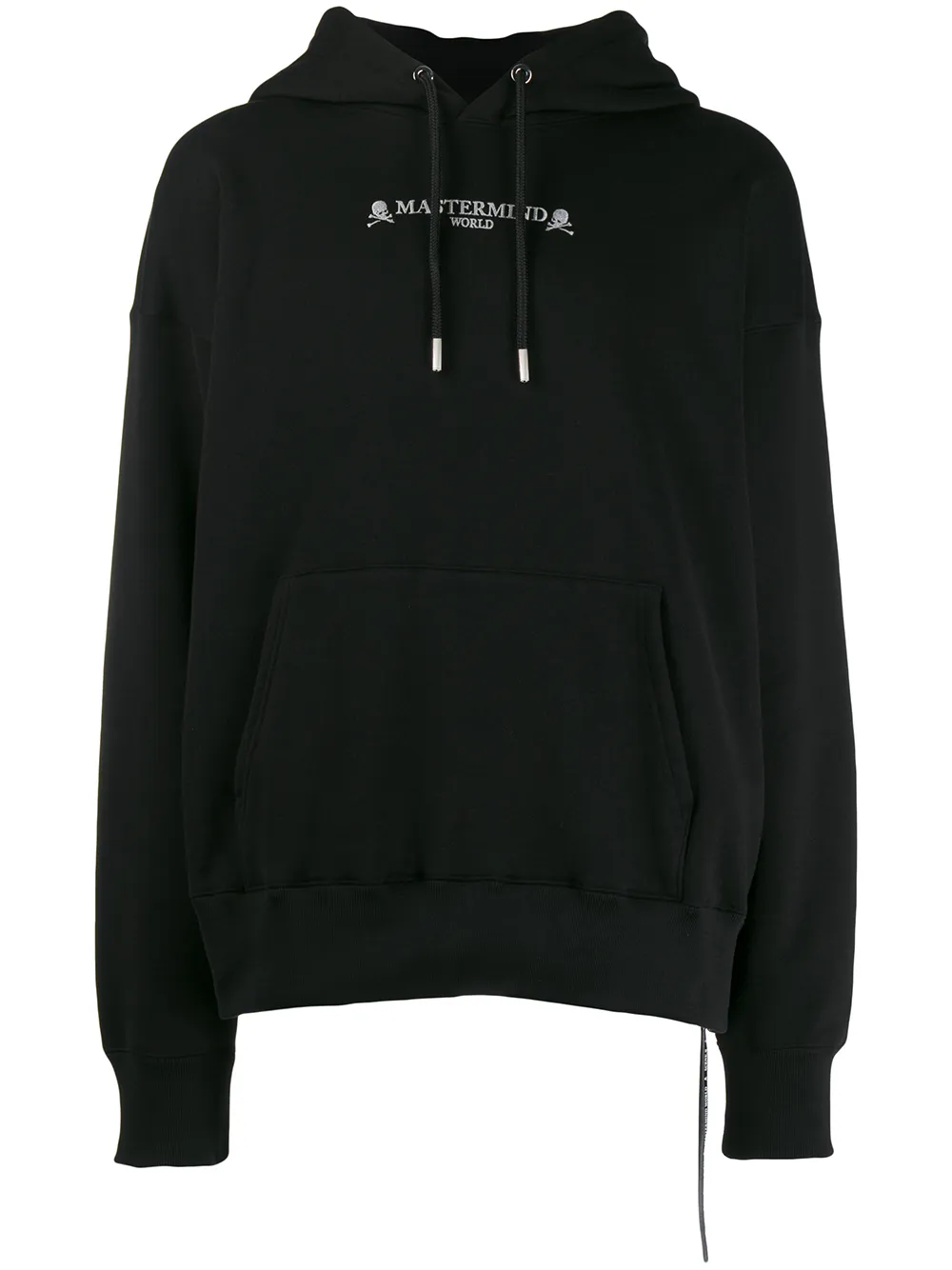 Mastermind World oversized logo hoodie | Black | Image 1