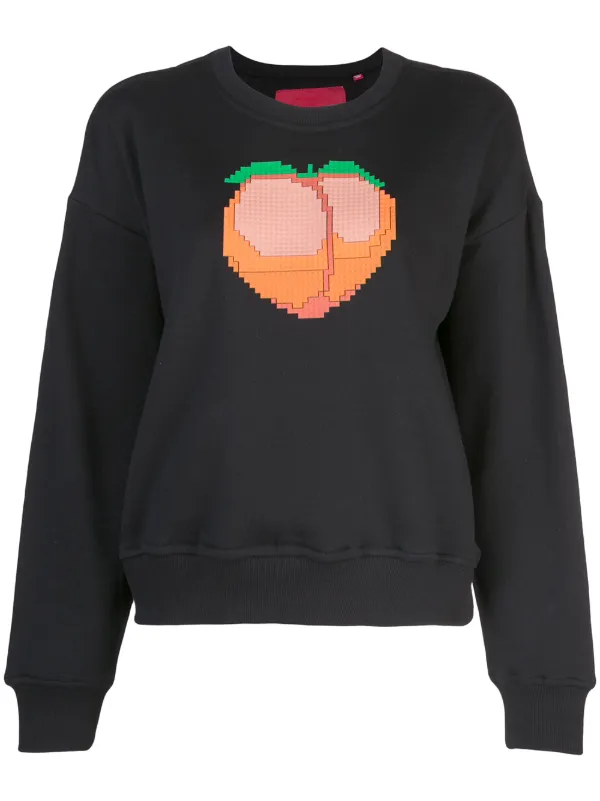 peach crewneck sweatshirt