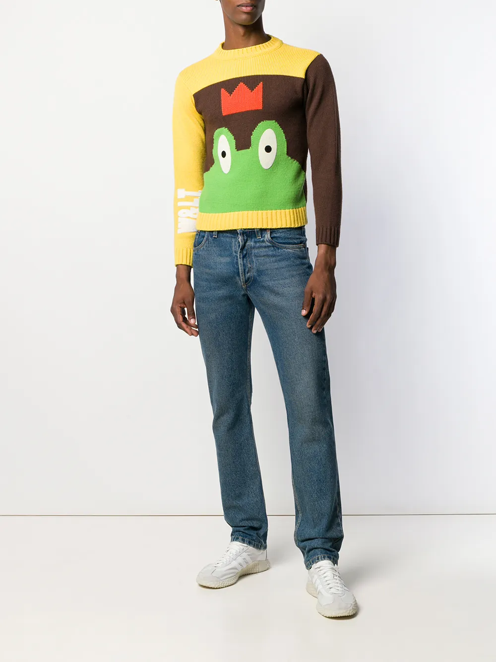 Walter Van Beirendonck Pre-Owned suéter con rana en intarsia Wonderland 1996/97 | Image 2