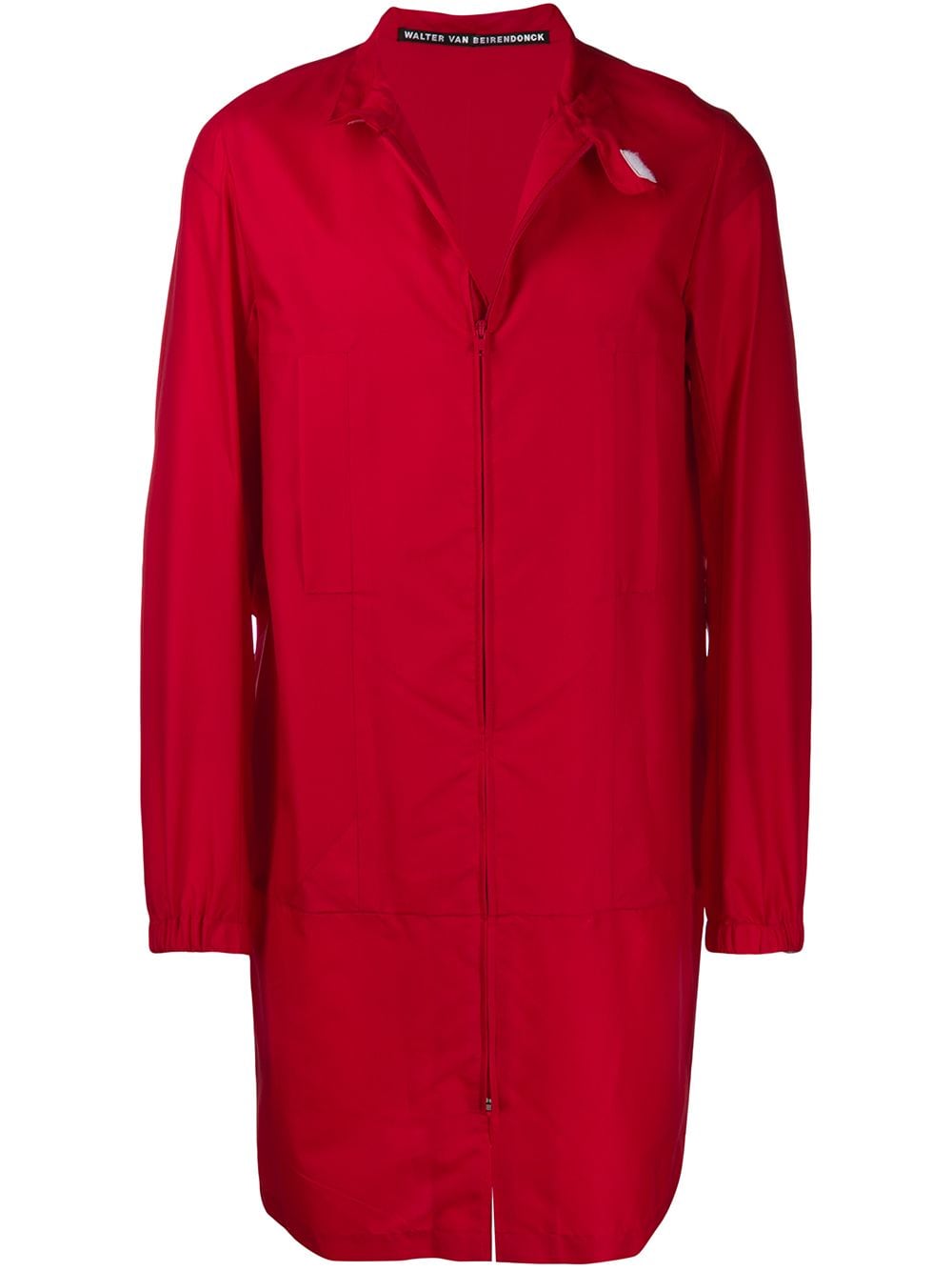 Pre-owned Walter Van Beirendonck 2000's Gender Kite Coat In Red