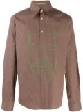 Walter Van Beirendonck Pre-Owned 2003/04's Pixidust checked shirt - Brown