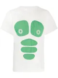 Walter Van Beirendonck Pre-Owned 2009 Explicit metallic glitter T-shirt - White
