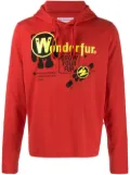 Walter Van Beirendonck Pre-Owned 2010's Wonder drawstring hoodie - Red