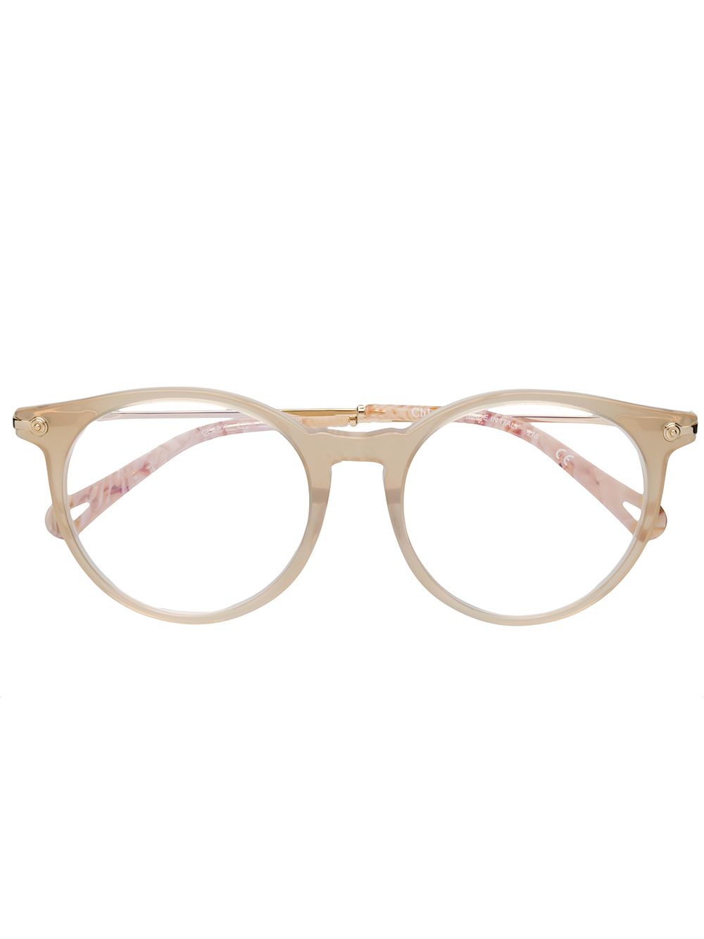 

Chloé Eyewear round frame glasses - Neutrals