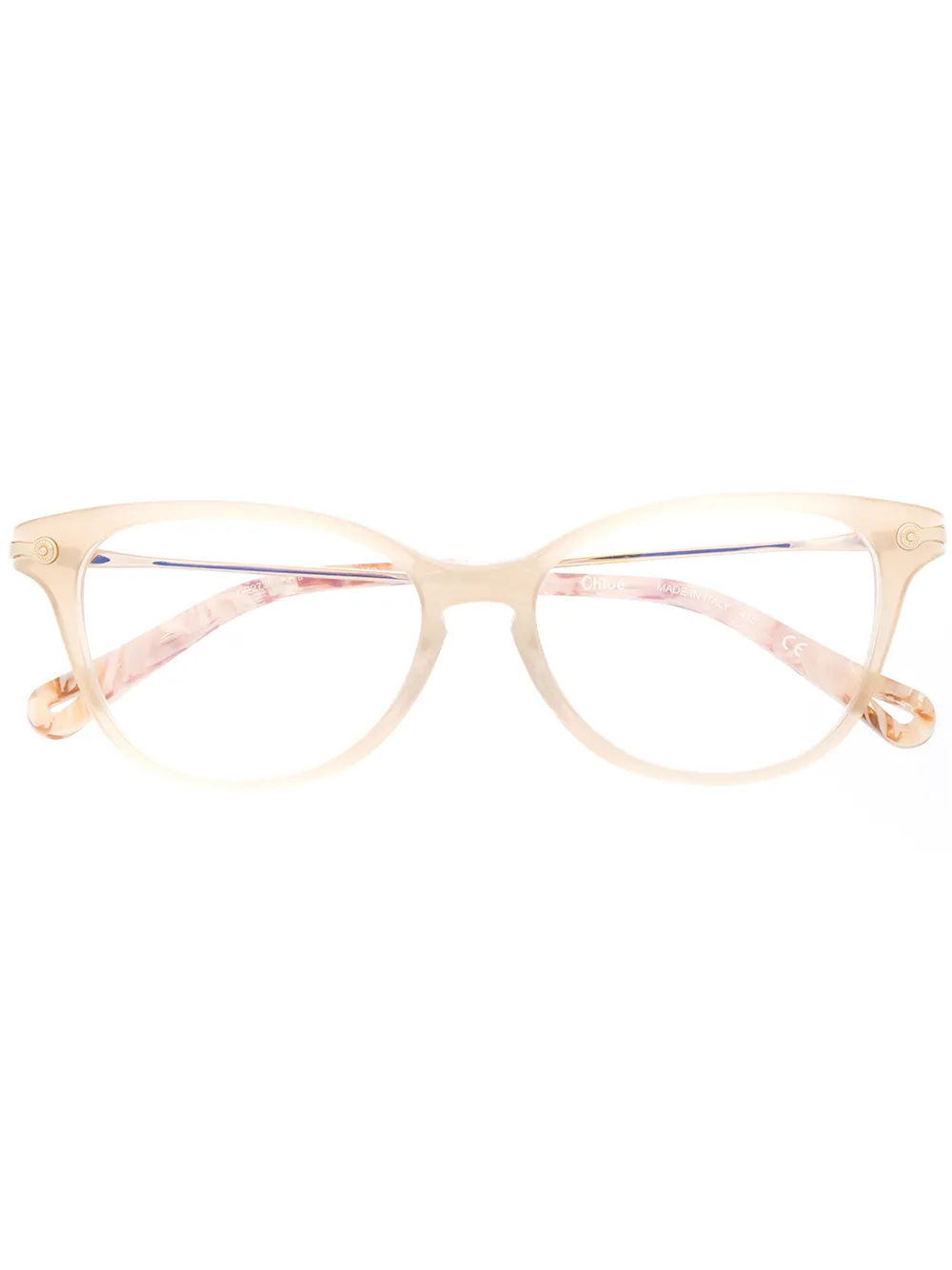 Chloé Eyewear Occhiali cat eye - Toni neutri