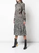 Proenza Schouler Marble Print Stretch Chiffon Dress