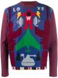 Walter Van Beirendonck Pre-Owned 2010-2011 Take A W-Ride long-sleeved T-shirt - Red