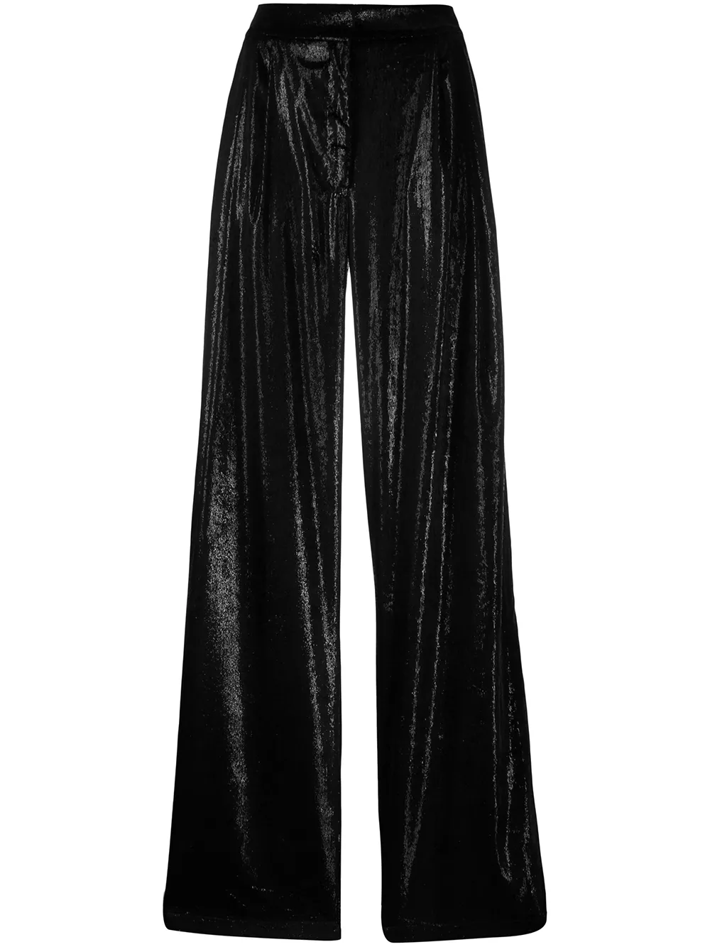 

PINKO shiny wide leg trousers - Black