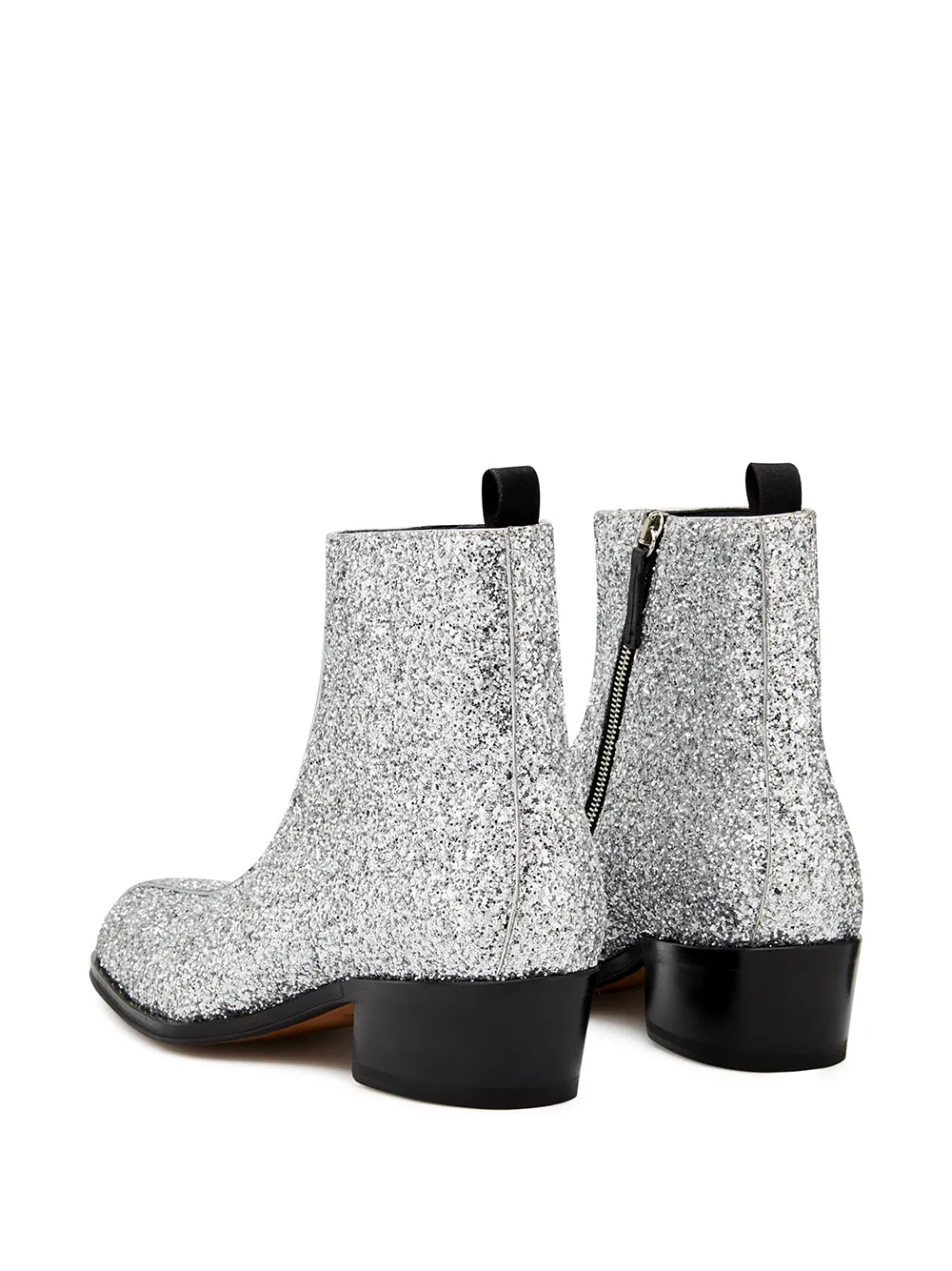 Giuseppe Zanotti glitter ankle boots Silver