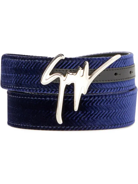 blue giuseppe belt