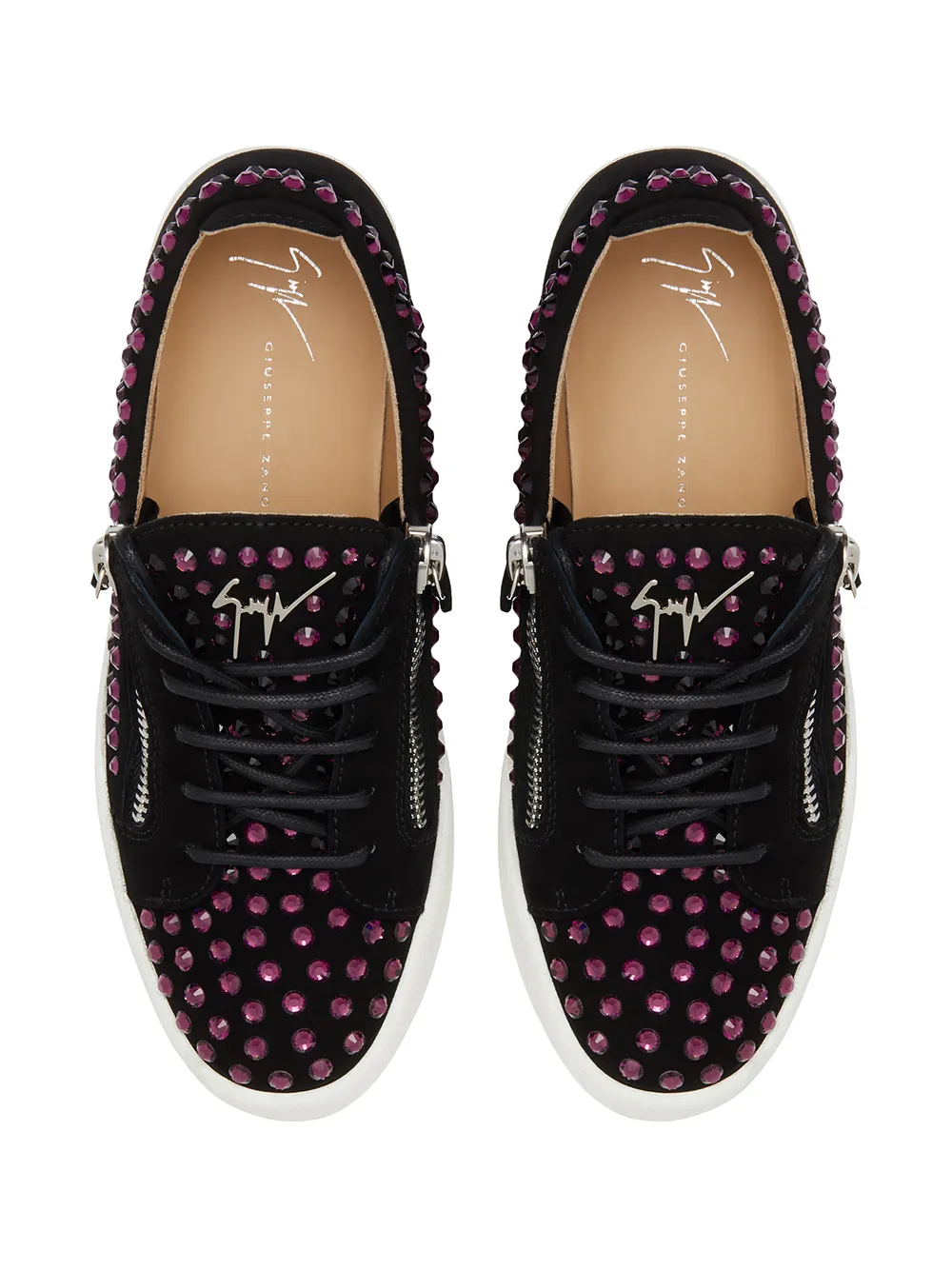 Giuseppe Zanotti Doris crystal-embellished sneakers Black