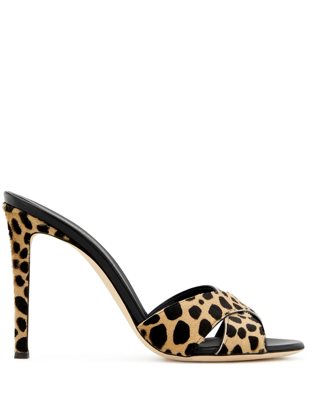

Giuseppe Zanotti leopard print sandals - Yellow