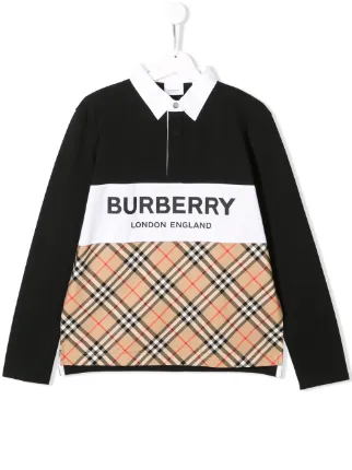 Burberry polo mens cheaper hot sale