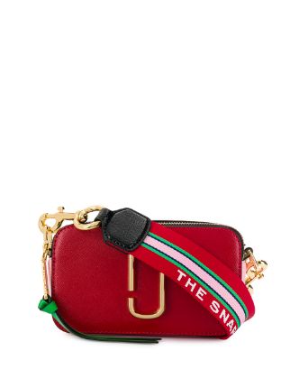Marc Jacobs Red Leather The Snapshot Bag