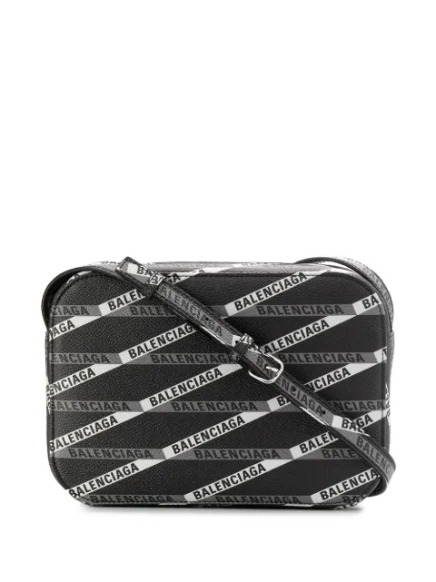 balenciaga logo camera bag