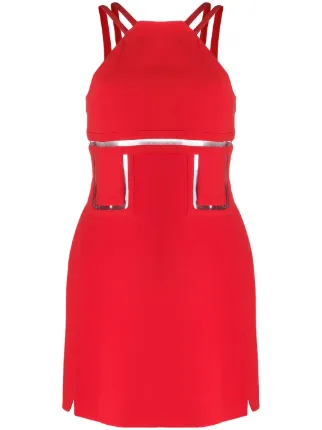 Versace Pre Owned Silk Clear Detailed Mini Dress Vintage Farfetch Com,Slingshot Lingerie