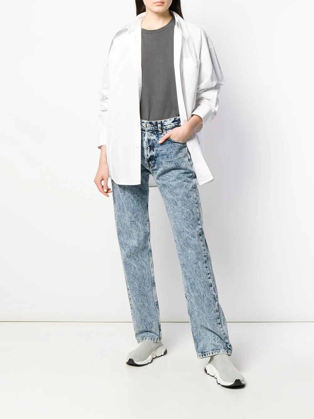Balenciaga Straight jeans - Blauw