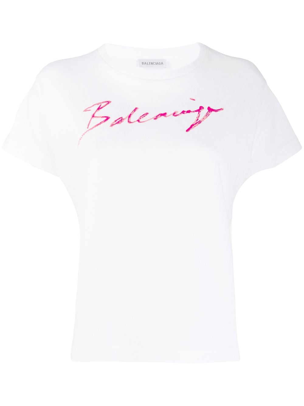 Balenciaga Signature Logo T-shirt - Farfetch