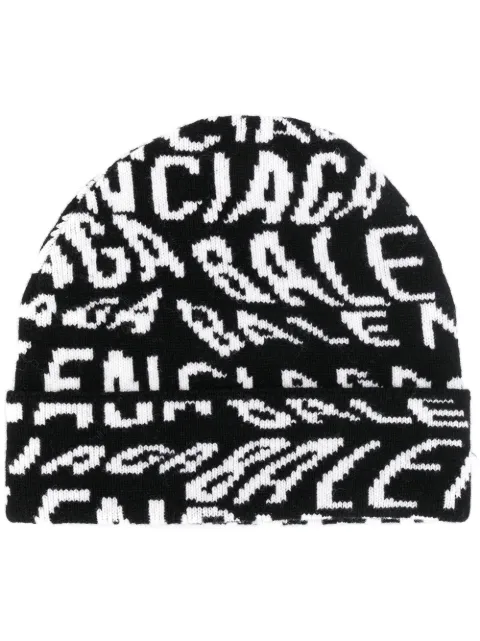 Balenciaga logo beanie 