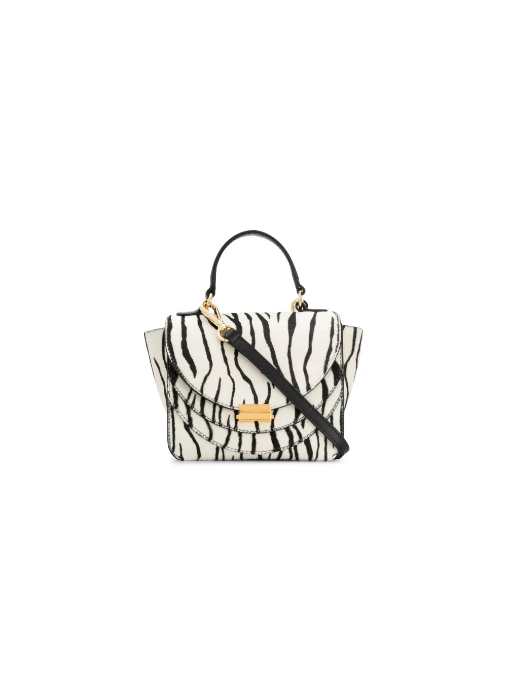 WANDLER MINI LUNA ZEBRA PRINT BAG,LUNAMINIZEBRA14071837