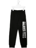 Balmain Kids logo print track pants - Black