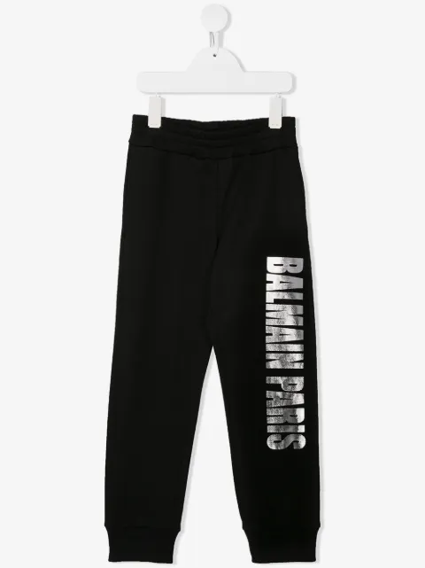 Balmain Kids pants con logo estampado