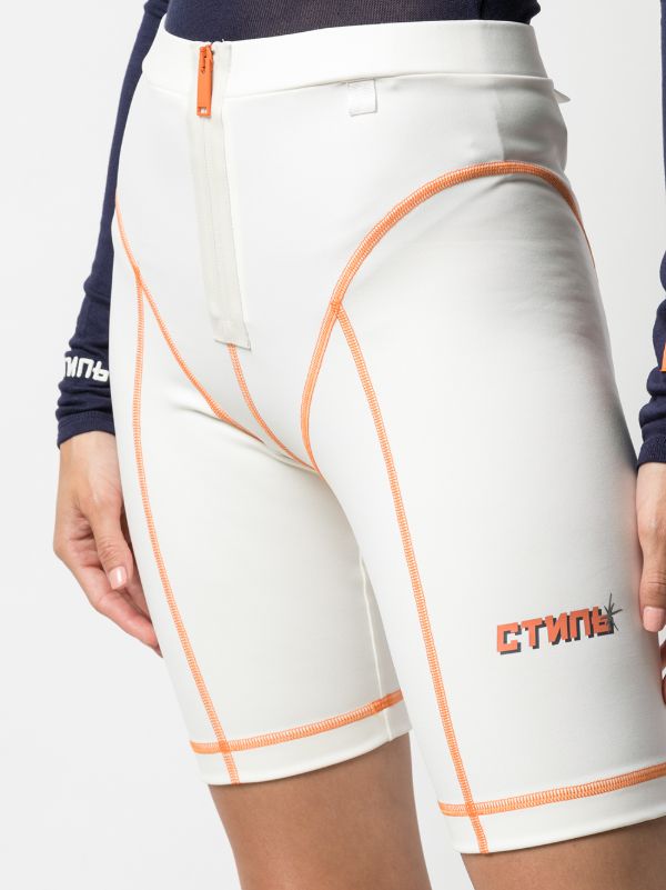 heron preston biker shorts