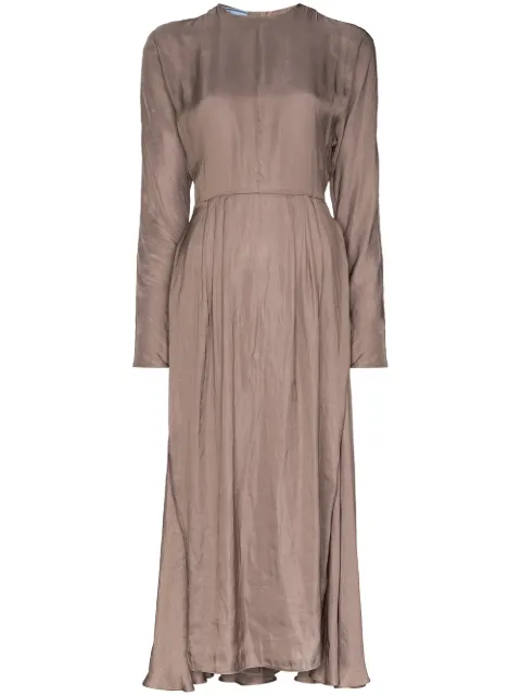 PRADA LAYERED MIDI DRESS