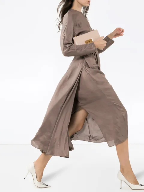 PRADA LAYERED MIDI DRESS