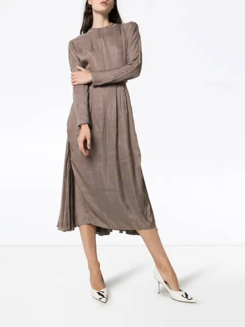 PRADA LAYERED MIDI DRESS