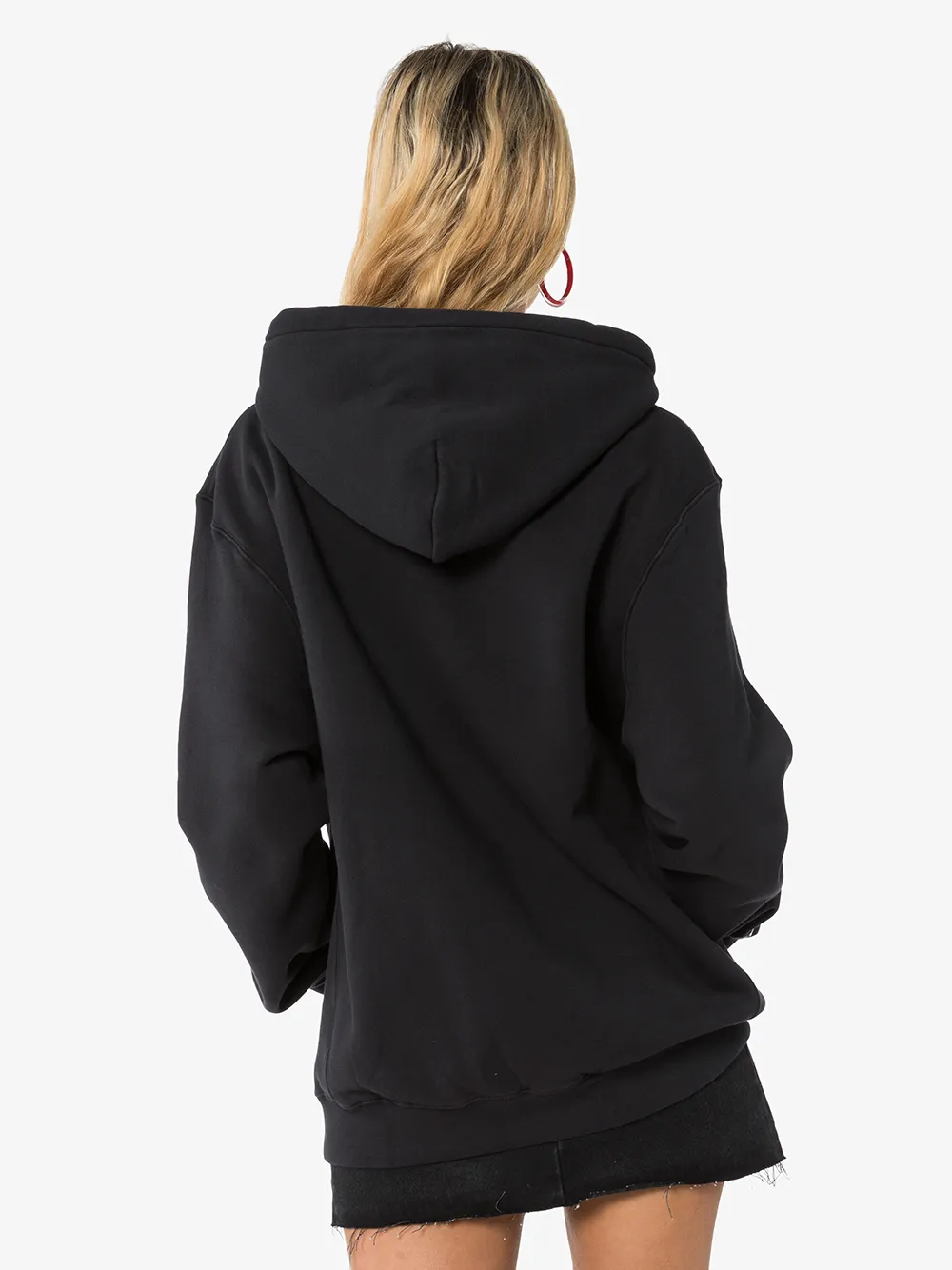 Heron Preston Hoodie met vogelprint Zwart