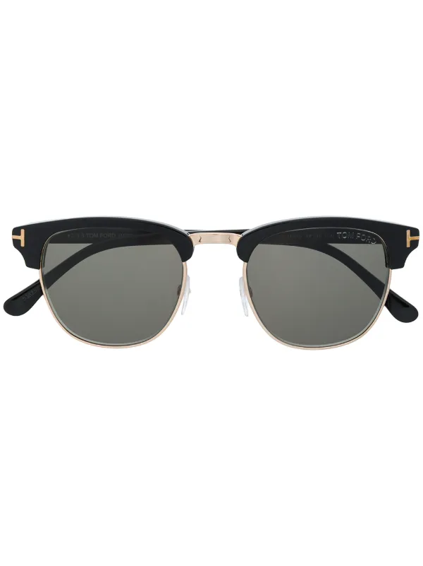 TOM FORD Eyewear アビエーター サングラス | ブラック | FARFETCH JP