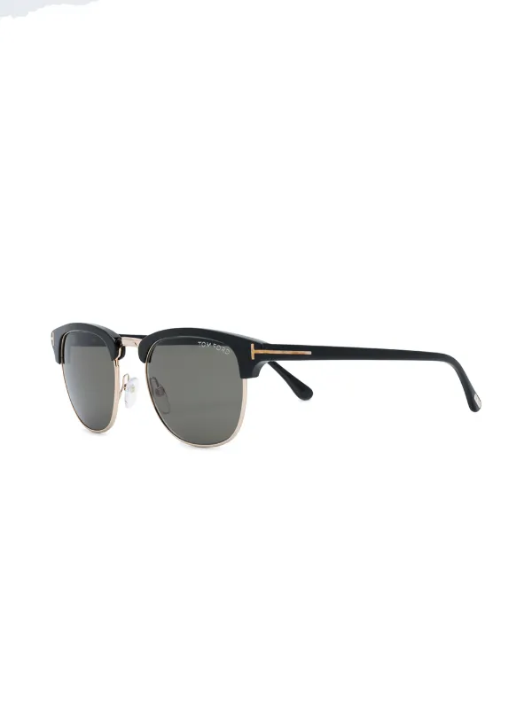 TOM FORD Eyewear アビエーター サングラス | ブラック | FARFETCH JP