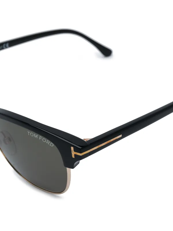 TOM FORD Eyewear アビエーター サングラス | ブラック | FARFETCH JP
