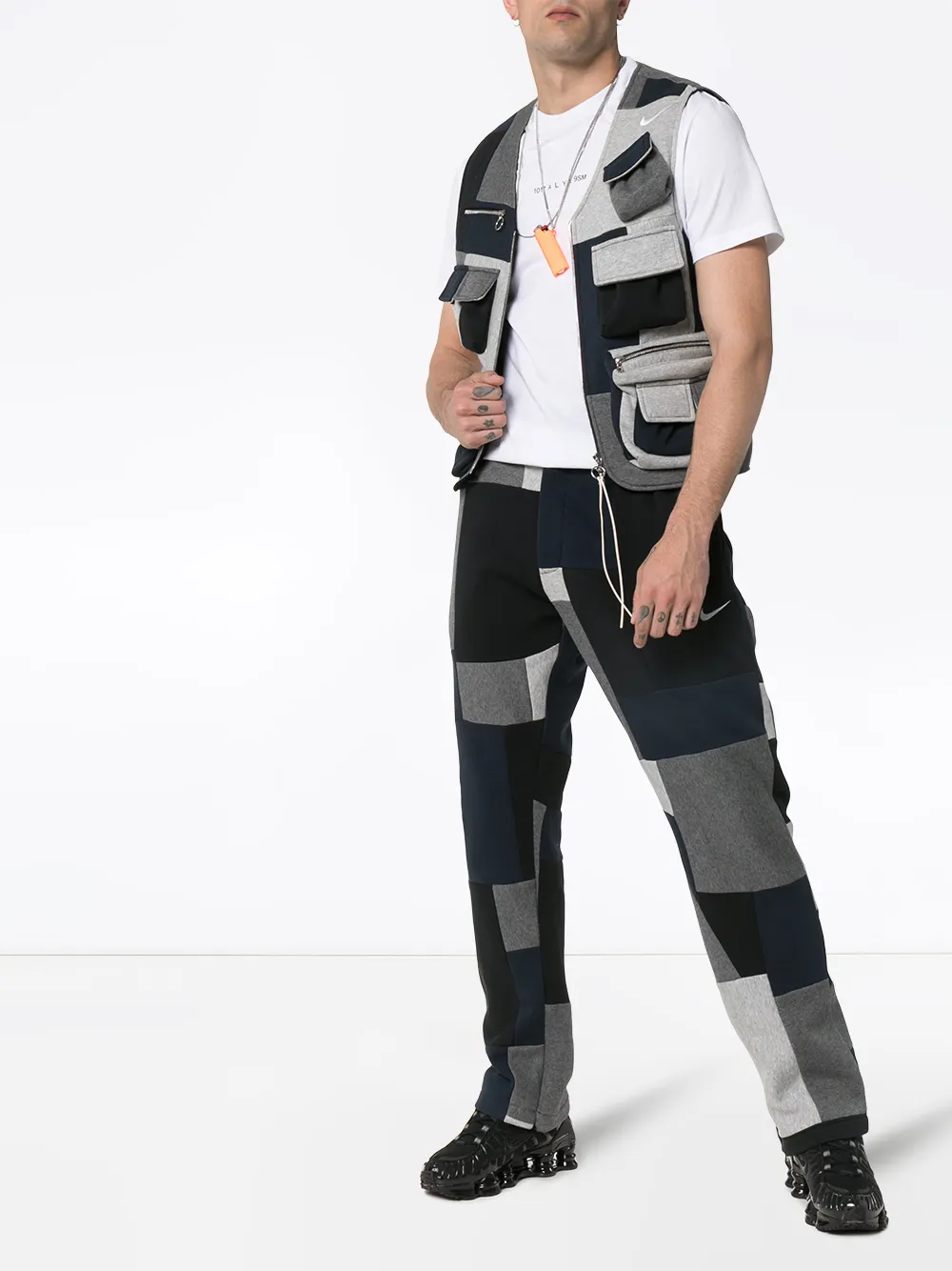 nike patchwork sweatpants