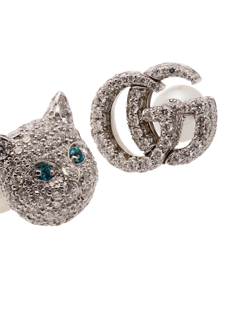 gucci cat earrings