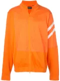 God's Masterful Children geometric panelled bomber jacket - Orange