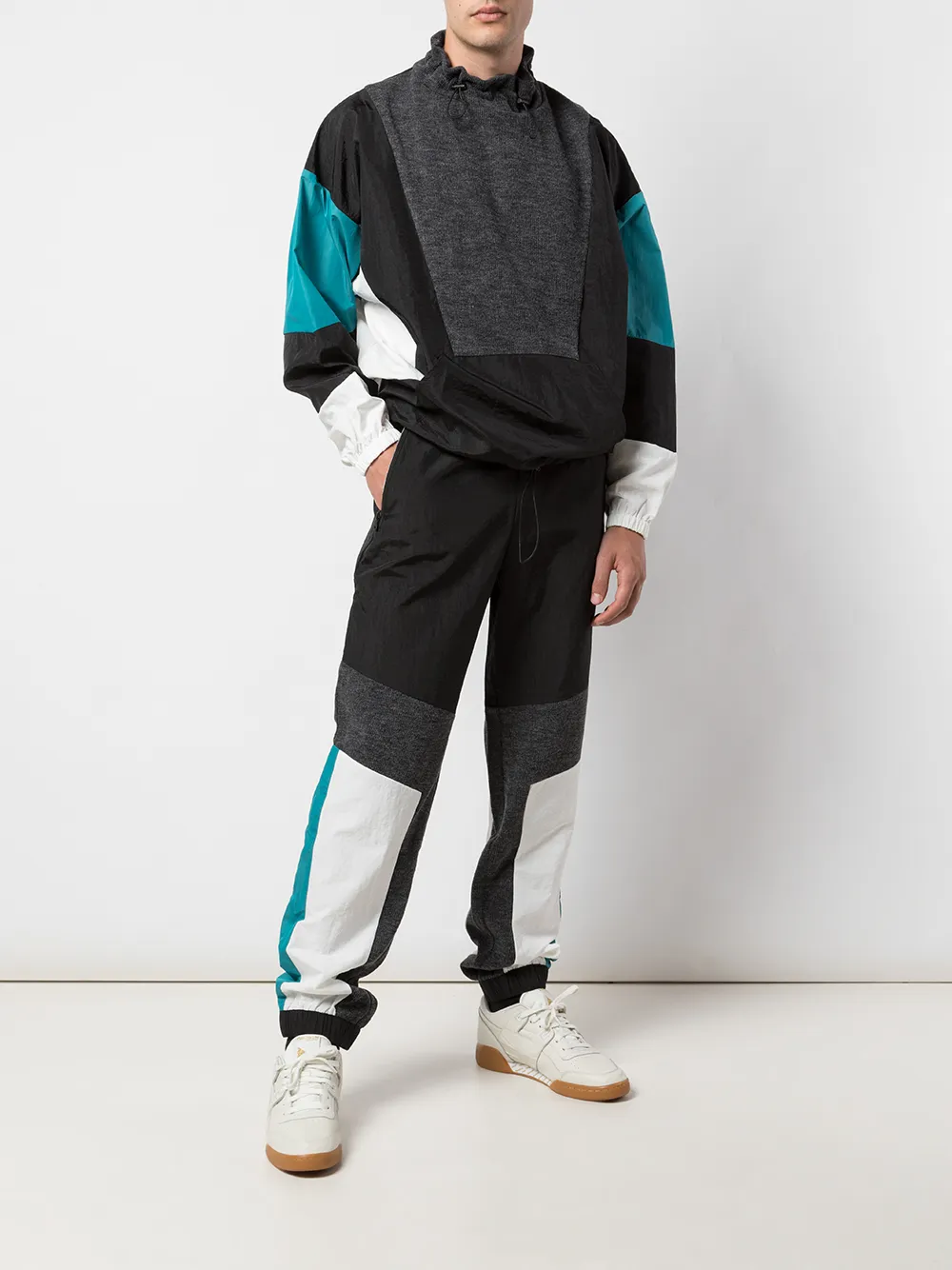 God's Masterful Children Oversized windjack - Zwart