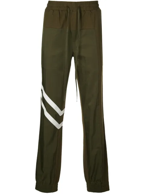 God's Masterful Children geometric panelled track pants